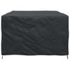vidaXL Furniture Cover Plain Black 82.68 x 51.18 x 27.56 in 210D
