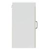 vidaXL Kitchen Wall Cabinet High gloss white Engineered wood Modern Style