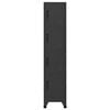 vidaXL Locker Cabinet Anthracite Steel Tall Locker Cabinet Rectangular