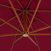 vidaXL Cantilever Garden Parasol Bordeaux red