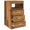 vidaXL Drawer Cabinet Old Wood Engineered Wood 15.7x19.7x29.9 in