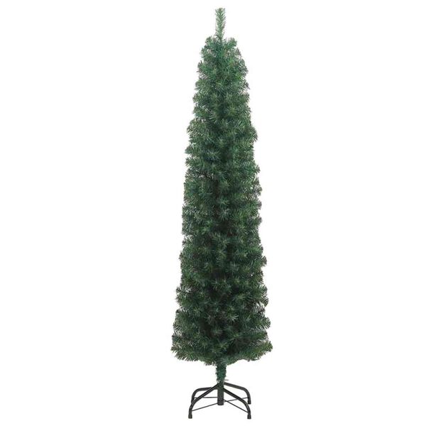 vidaXL Artificial Christmas Tree with 300 LEDs Green 82.68 in