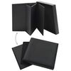 vidaXL Storage Stool Set of 2 Black PVC, MDF, Foam Medium
