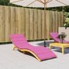 vidaXL Sun Lounger Cushion Pink Oxford fabric (100% polyester)