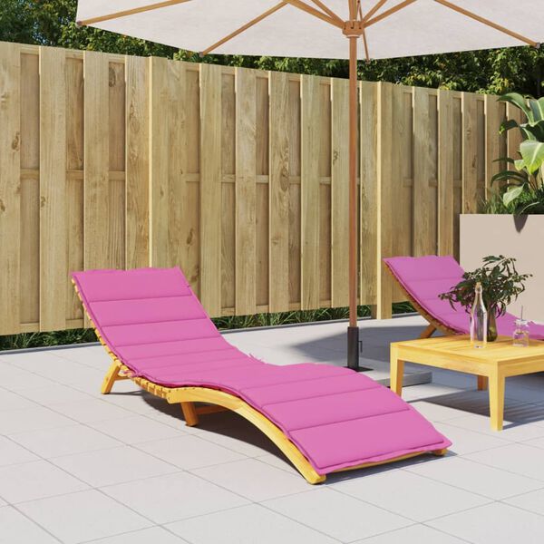 vidaXL Sun Lounger Cushion Pink Oxford fabric (100% polyester)