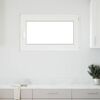 vidaXL Basement Window "RISOR" 39.4x23.6" Tilt&Turn DIN Right White