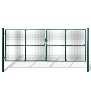 vidaXL Mesh Garden Gate 157.5x59.1"