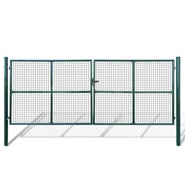 vidaXL Mesh Garden Gate 157.5x59.1"