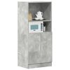 vidaXL Kitchen Cabinet Concrete grey Engineered wood Medium