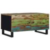 vidaXL Coffee Table Multicolor Solid reclaimed wood 31.5x19.7x15.7 in