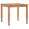 vidaXL Garden Dining Set Natural Teak Solid Teak Wood Medium Ergonomic