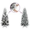 vidaXL Artificial Christmas Tree with 300 LEDs White 82.68 in