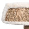 vidaXL Cat Tree Beige Flakeboard, Seagrass, Plush, Jute Compact