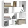 vidaXL Book Cabinet/Room Divider White 41.3"x9.4"x40.2"