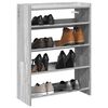 vidaXL Shoe Rack Gray Sonoma Engineered Wood Slim Shoe Rack
