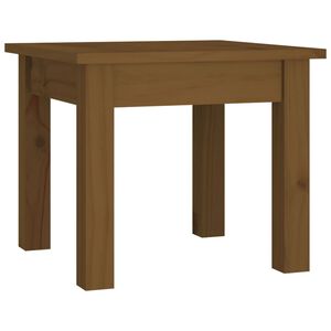 vidaXL Coffee Table Honey brown Solid pine wood Small Simplistic
