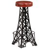 vidaXL Bar Stool Set of 2 Brown and Black