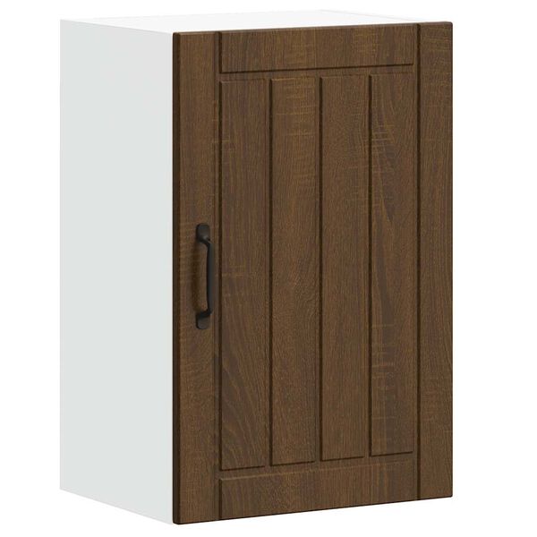 vidaXL Kitchen Wall Cabinet Brown Oak Engineered Wood Small