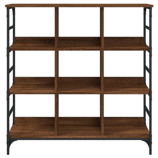 vidaXL Sideboard Brown oak Engineered Wood Medium Adjustable Feet