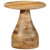 vidaXL Side Table Mango wood tones Solid mango wood Small Durable