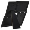vidaXL Photo Frame Black MDF, PS Photo Frame Rectangular Modern