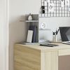 vidaXL Desk Organiser Grey Sonoma 16.5x8.5x16.5" Engineered wood