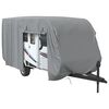 vidaXL Caravan Cover Gray 216.5"x98.4"x86.6" Non-woven Fabric
