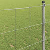 vidaXL Field Fence Silver 82.02 x 3.94 ft Galvanised steel