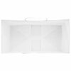 vidaXL Paper Bags 50 pcs with Handles White 32x17x44 cm