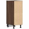 vidaXL Bottom Cabinet Brown oak Engineered wood 30x44.5x81.5 cm