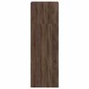 vidaXL Highboard Brown oak Engineered wood Highboard Rectangular