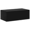 vidaXL Garden Furniture Cover Set of 2 Black Polyethylene