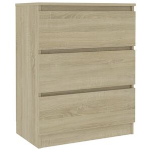 vidaXL Sideboard Sonoma oak Engineered wood Medium Sideboard