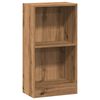 vidaXL Bookcase Artisan Oak Engineered Wood 15.7 x 9.4 x 29.9 in