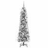 vidaXL Artificial Christmas Tree with 300 LEDs White 70.87 in
