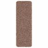 vidaXL Anti-slip Stair Mats 15 pcs Brown 23.6" x 9.8" PP