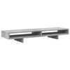 vidaXL Monitor Stand Concrete Grey 39.4x10.6x5.9" Engineered Wood
