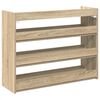 vidaXL Shoe Rack Sonoma oak Engineered wood Medium Shoe Rack