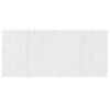 vidaXL Bar Table White Solid pine wood Large Durable Bar Table