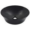 vidaXL Wash Basin 16.1x4.9" Ceramic Black