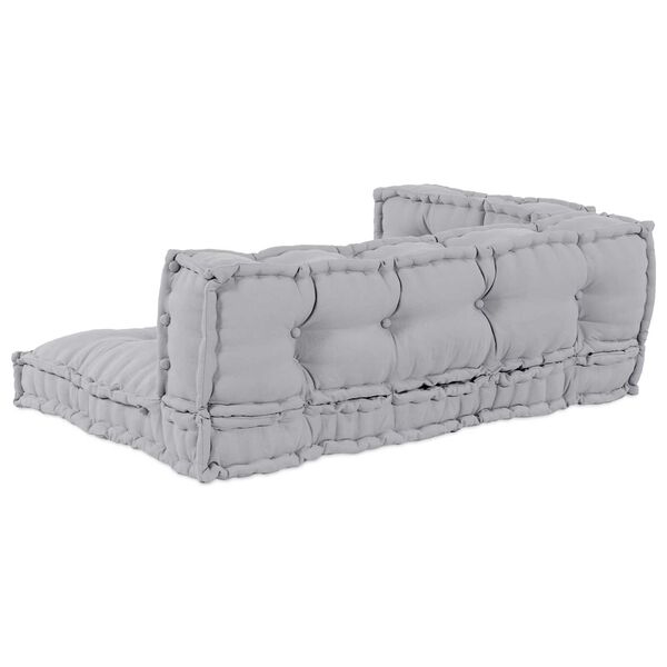 vidaXL Pallet Sofa Cushion Gray fabric
