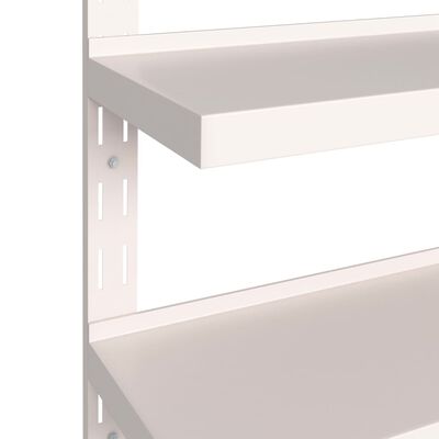 vidaXL 2-Tier Floating Wall Shelves 2 pcs Stainless Steel 94.5"x11.8"