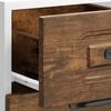 vidaXL Kitchen Base Cabinet Smoked oak Engineered wood