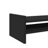 vidaXL Monitor Stand Black 19.7x10.6x7.9" Engineered Wood