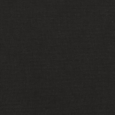Extreme close-up of black fabric texture on sofa upholstery.