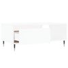 vidaXL Coffee Table White Engineered wood Medium Rectangular Modern