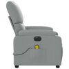 vidaXL Electric Massage Recliner Chair Light gray