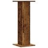 vidaXL Plant Stands 2 pcs Old Wood 11.8x11.8x31.5" Engineered Wood