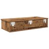 vidaXL Wall Shelf Old Wood Engineered Wood 31.5 in x 12.2 in x 6.7 in