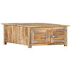vidaXL Coffee Table Natural Mango Wood Solid Mango Wood Compact